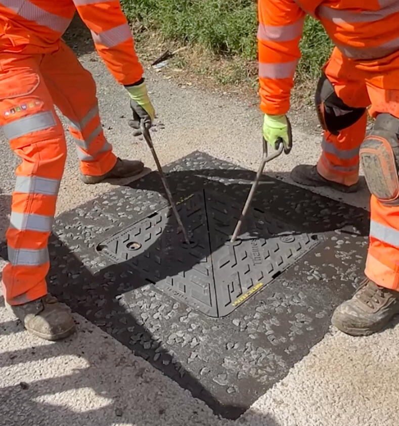 Had to give our permanent cold asphalt repair the epic soundtrack it deserves.